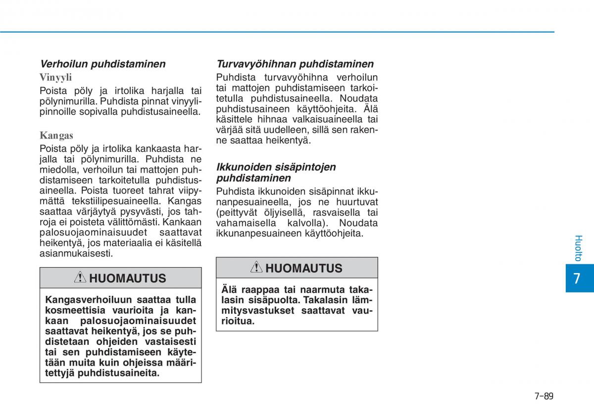 Hyundai Ioniq Hybrid omistajan kasikirja / page 498