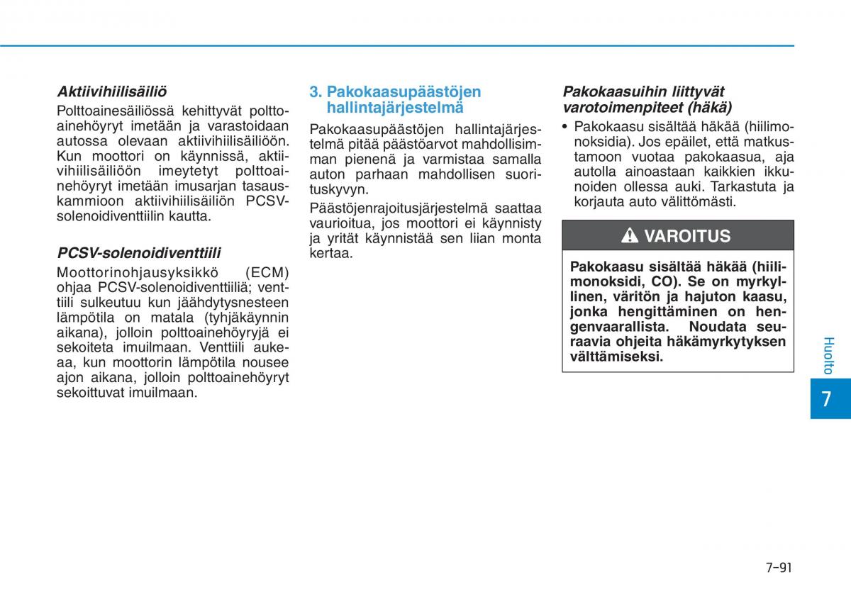 Hyundai Ioniq Hybrid omistajan kasikirja / page 500