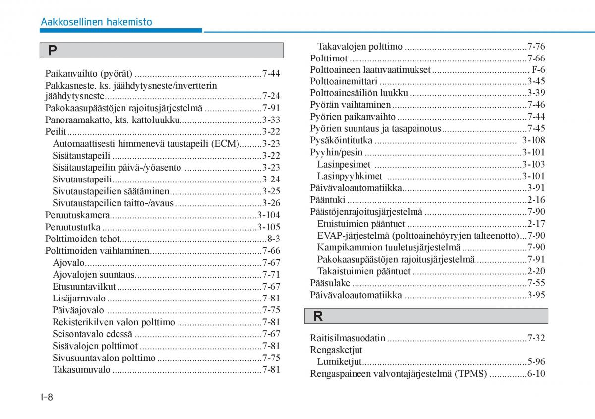 Hyundai Ioniq Hybrid omistajan kasikirja / page 520