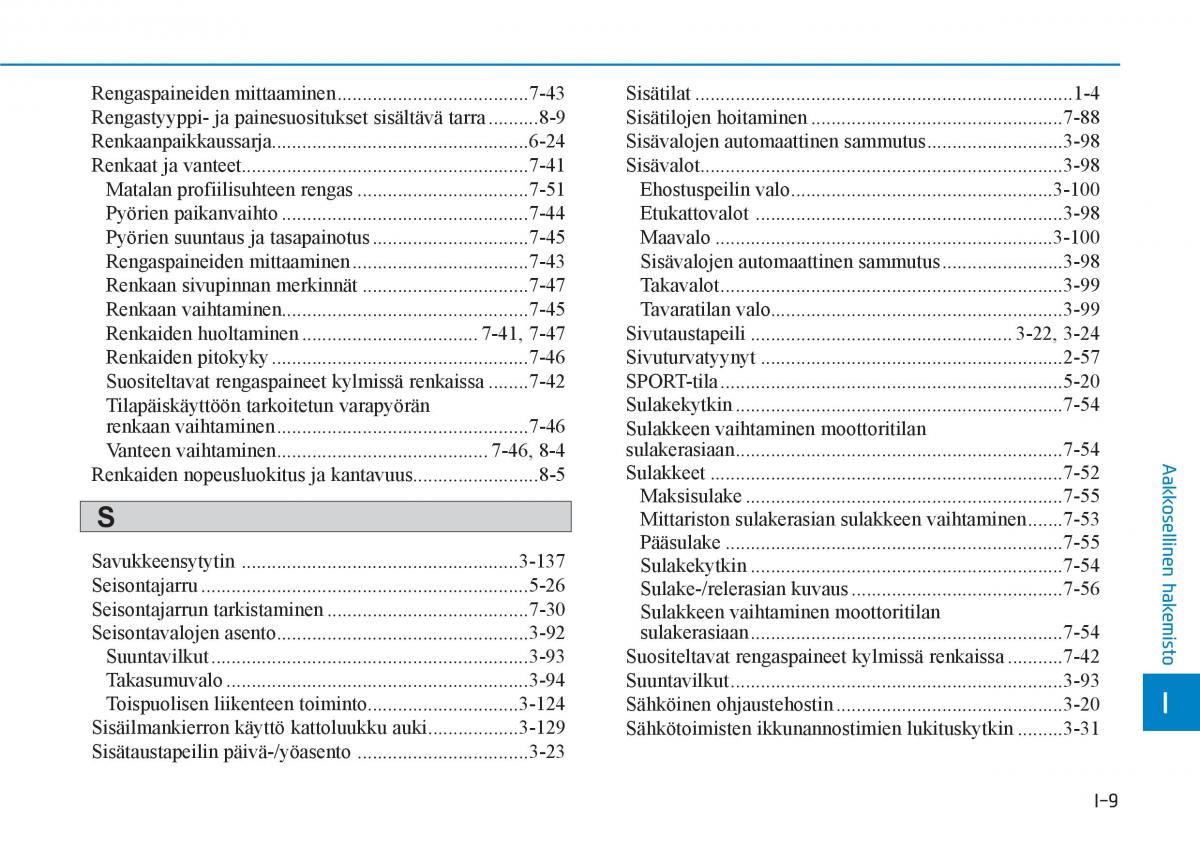 Hyundai Ioniq Hybrid omistajan kasikirja / page 521