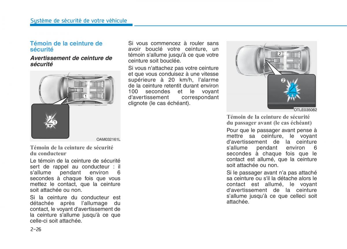 Hyundai Ioniq Hybrid manuel du proprietaire / page 60