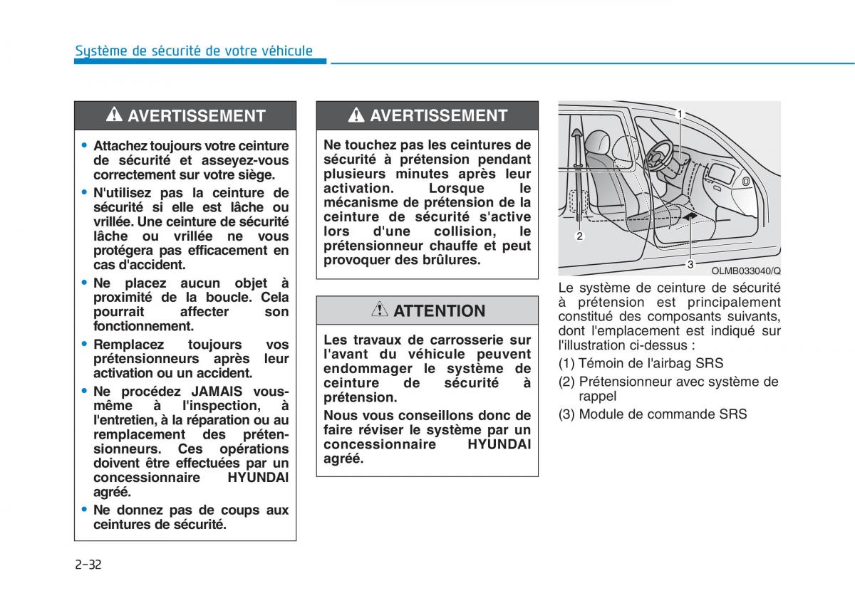 Hyundai Ioniq Hybrid manuel du proprietaire / page 66