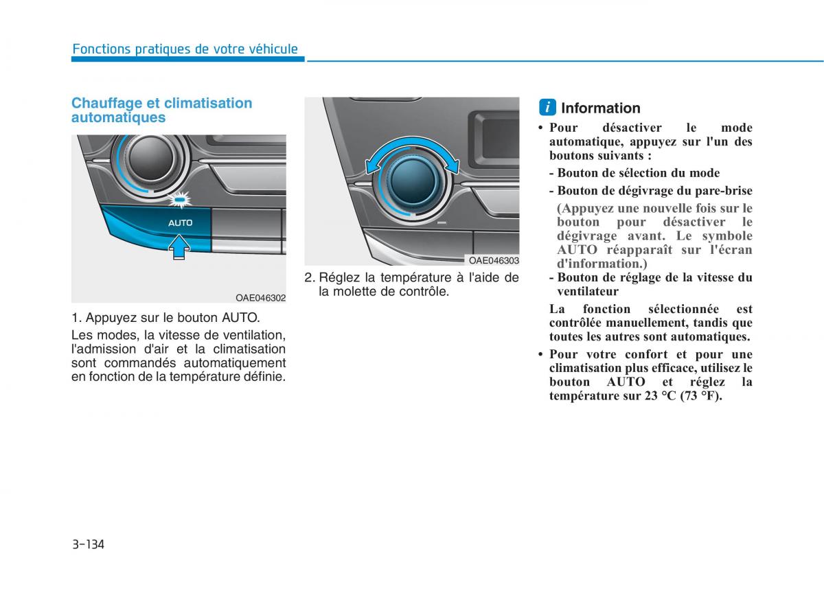 Hyundai Ioniq Hybrid manuel du proprietaire / page 134