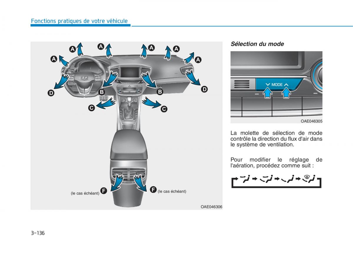 Hyundai Ioniq Hybrid manuel du proprietaire / page 136