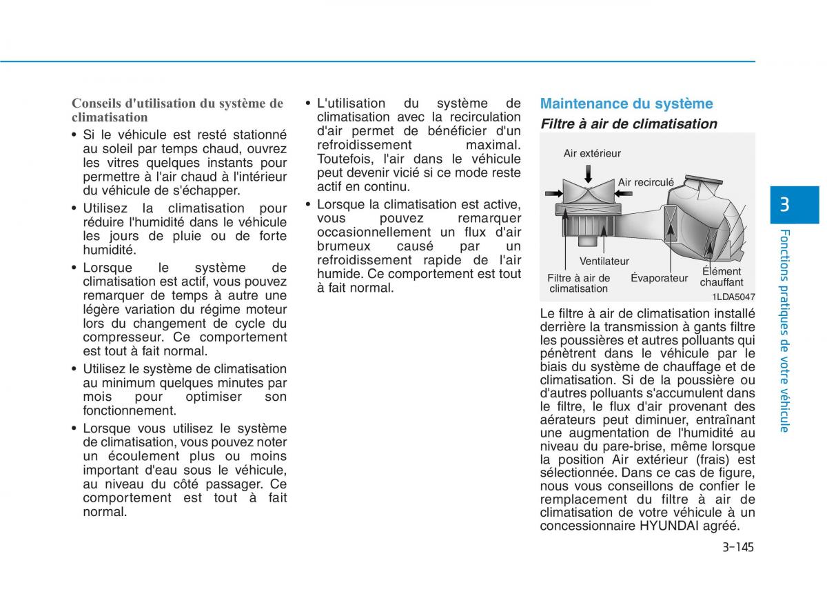 Hyundai Ioniq Hybrid manuel du proprietaire / page 145