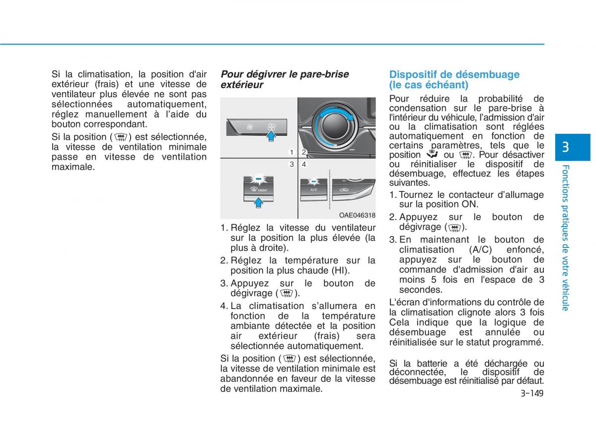 Hyundai Ioniq Hybrid manuel du proprietaire / page 149