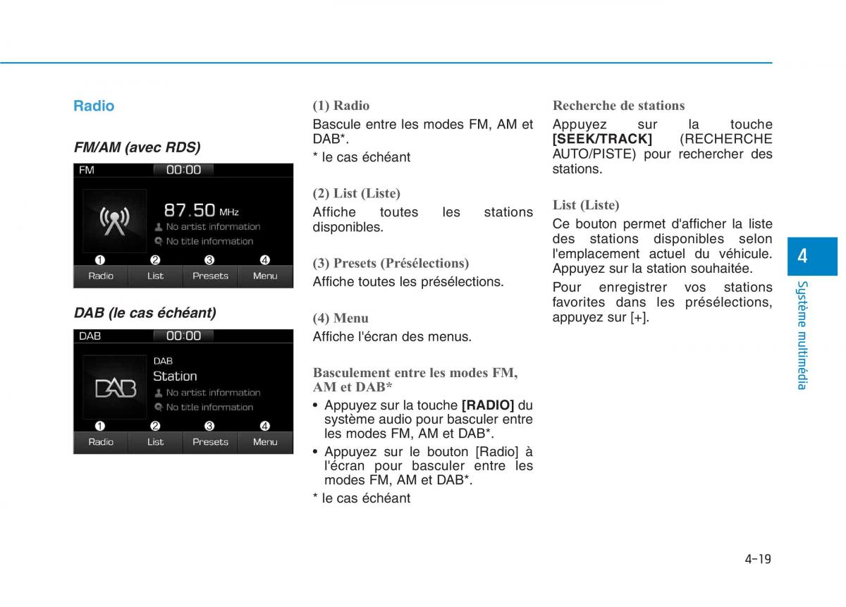 Hyundai Ioniq Hybrid manuel du proprietaire / page 182