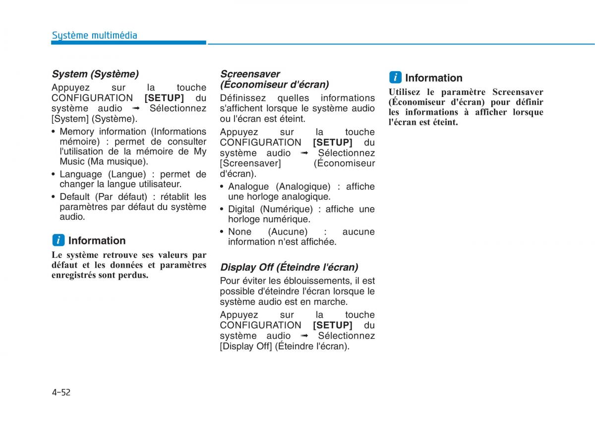 Hyundai Ioniq Hybrid manuel du proprietaire / page 215