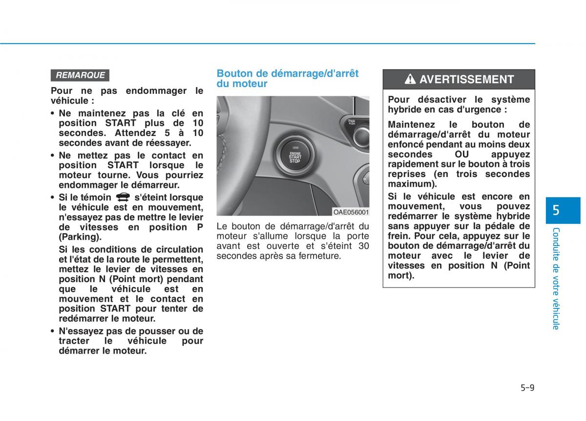 Hyundai Ioniq Hybrid manuel du proprietaire / page 226