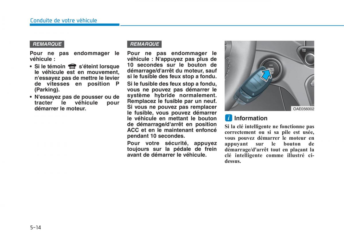 Hyundai Ioniq Hybrid manuel du proprietaire / page 231