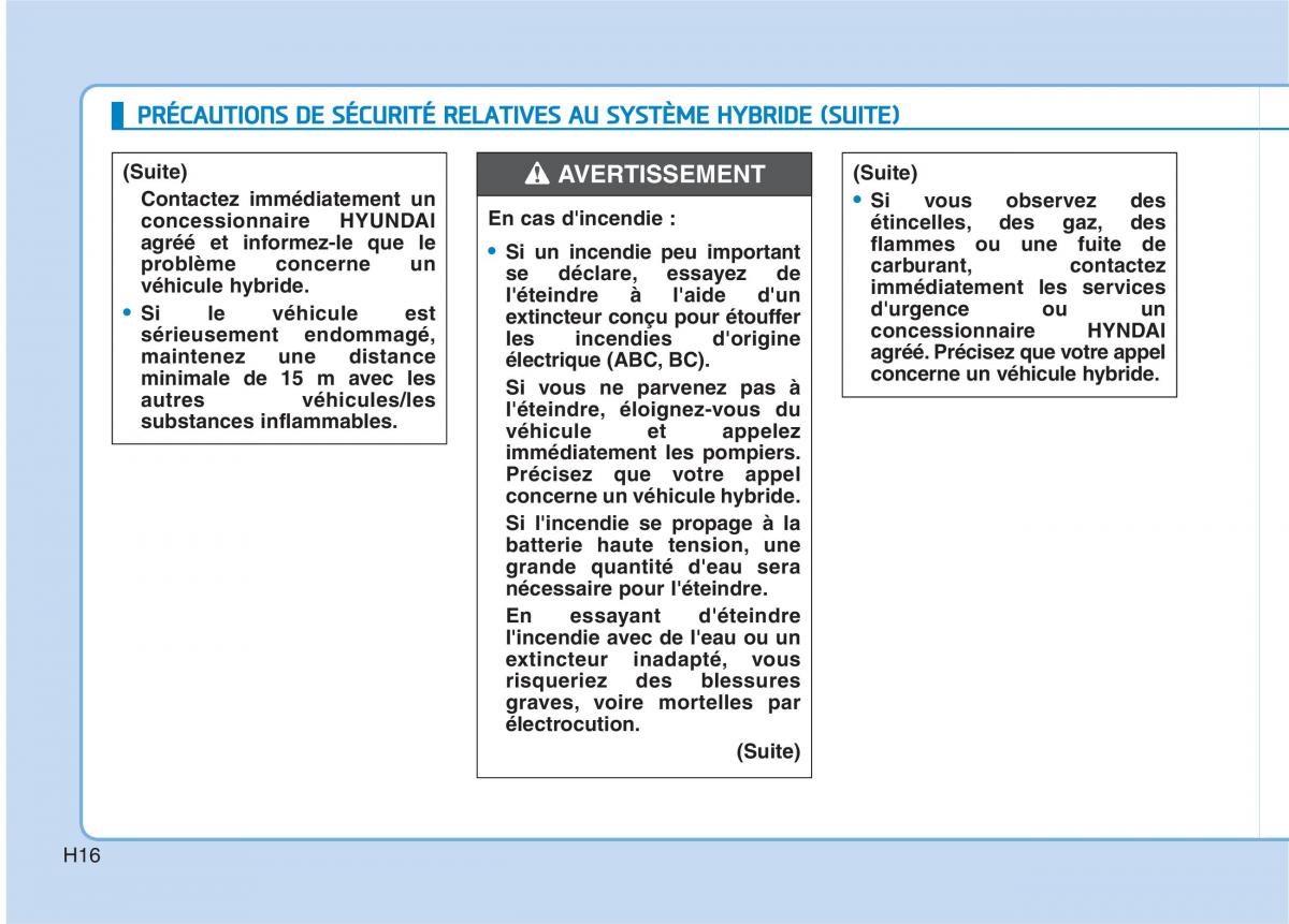 Hyundai Ioniq Hybrid manuel du proprietaire / page 27