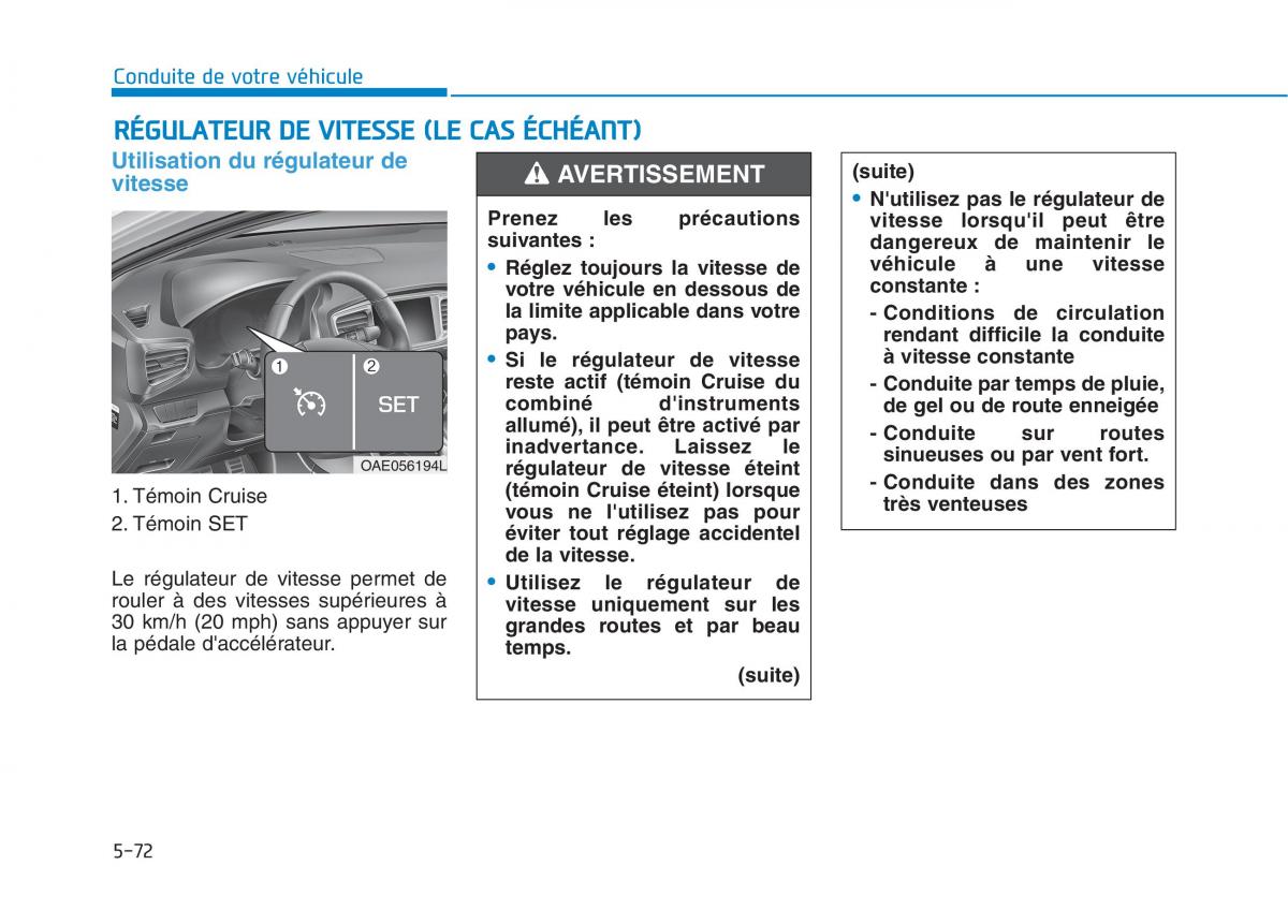 Hyundai Ioniq Hybrid manuel du proprietaire / page 289