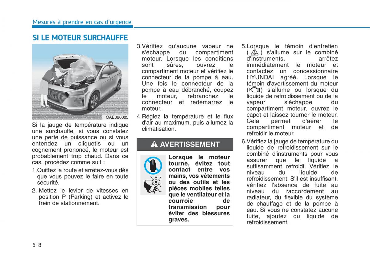 Hyundai Ioniq Hybrid manuel du proprietaire / page 330