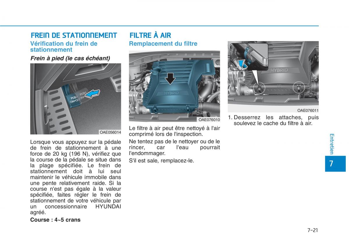 Hyundai Ioniq Hybrid manuel du proprietaire / page 381