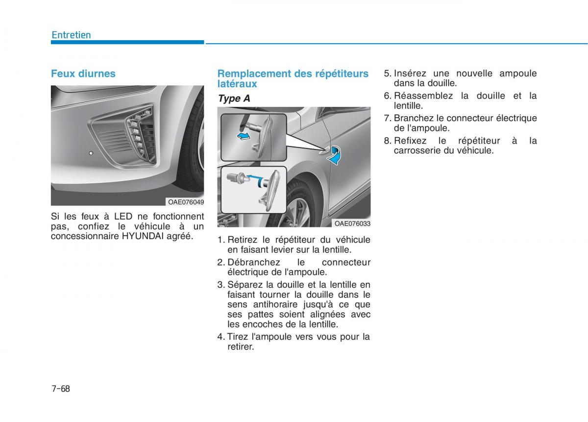 Hyundai Ioniq Hybrid manuel du proprietaire / page 428