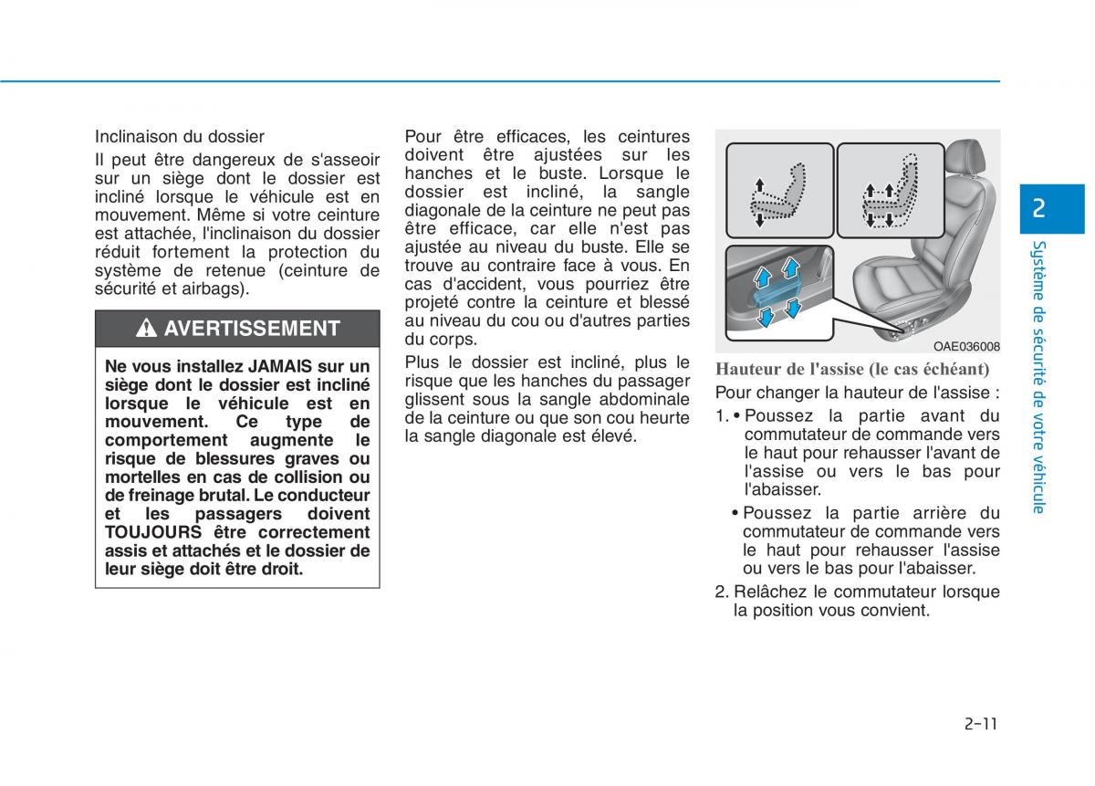 Hyundai Ioniq Hybrid manuel du proprietaire / page 45