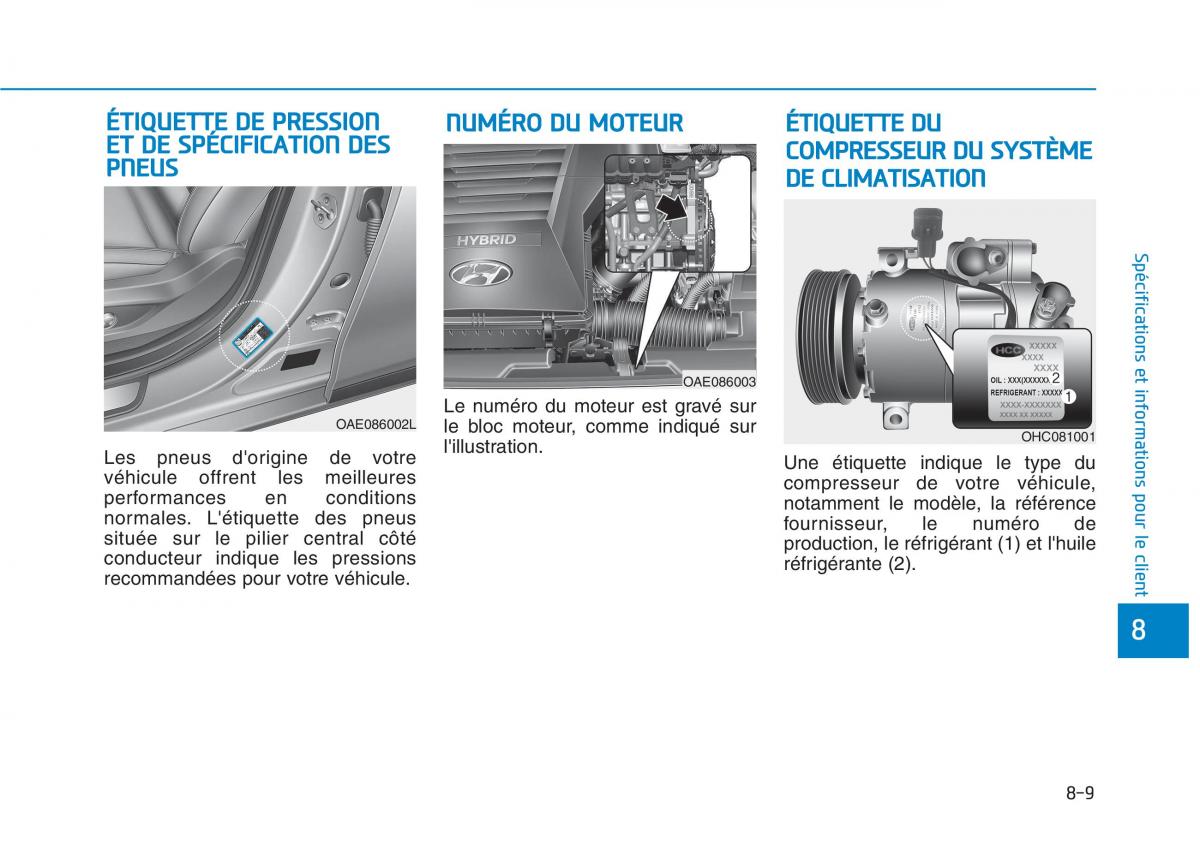 Hyundai Ioniq Hybrid manuel du proprietaire / page 456