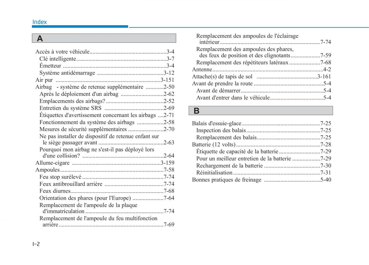 Hyundai Ioniq Hybrid manuel du proprietaire / page 459