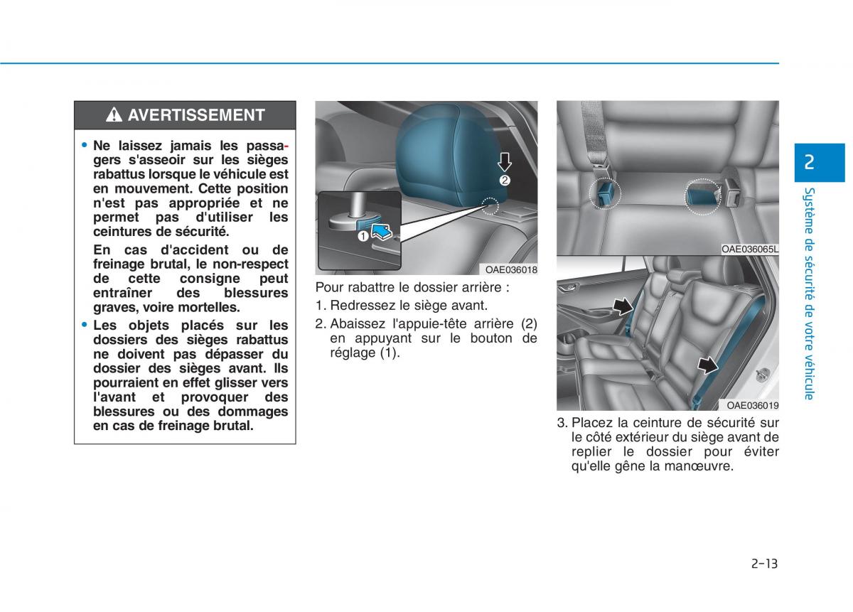 Hyundai Ioniq Hybrid manuel du proprietaire / page 47