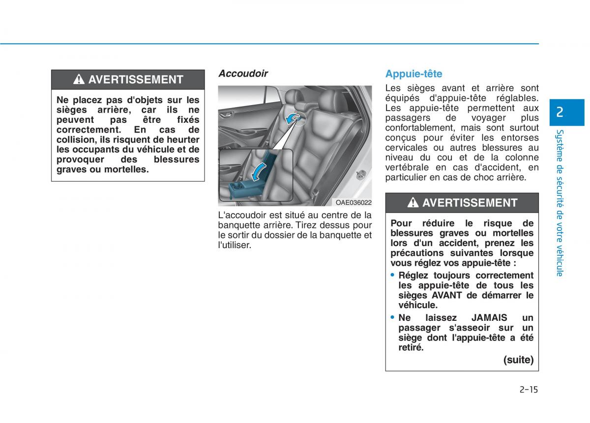 Hyundai Ioniq Hybrid manuel du proprietaire / page 49