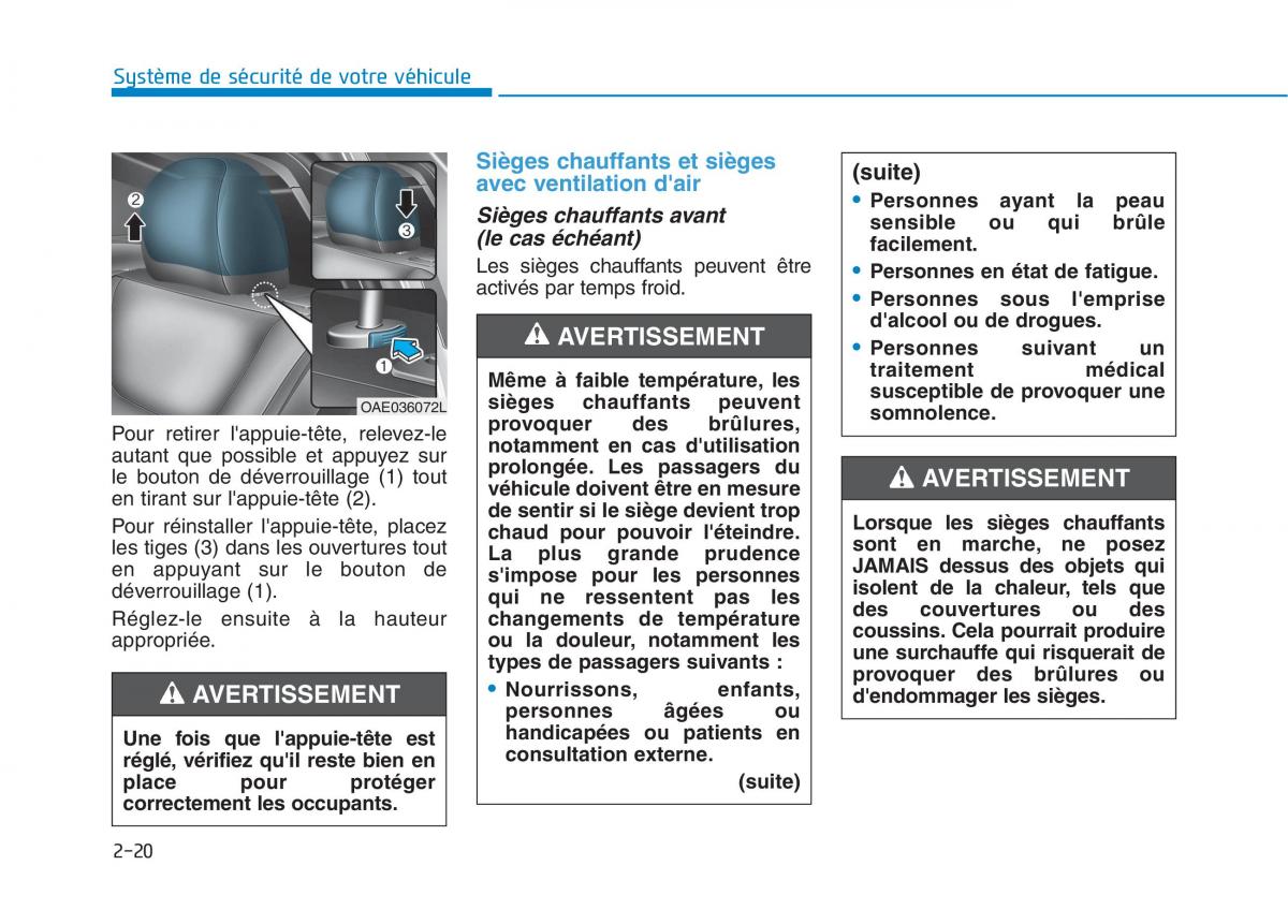 Hyundai Ioniq Hybrid manuel du proprietaire / page 54