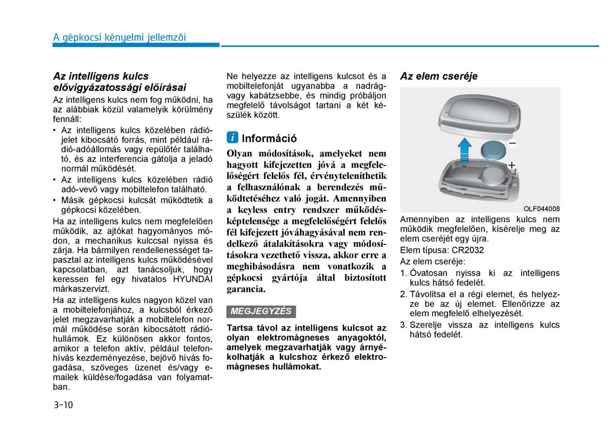 Hyundai Ioniq Hybrid Kezelesi utmutato / page 118