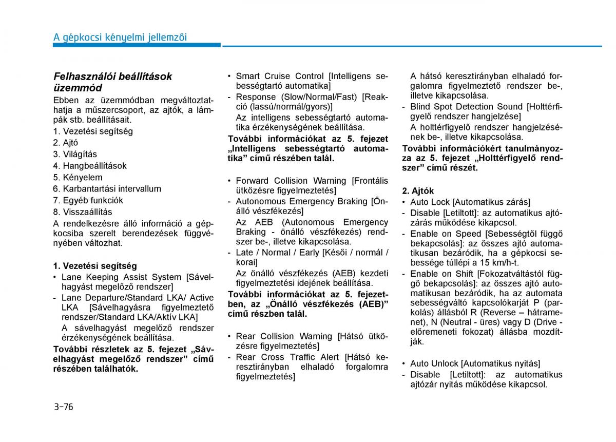 Hyundai Ioniq Hybrid Kezelesi utmutato / page 184