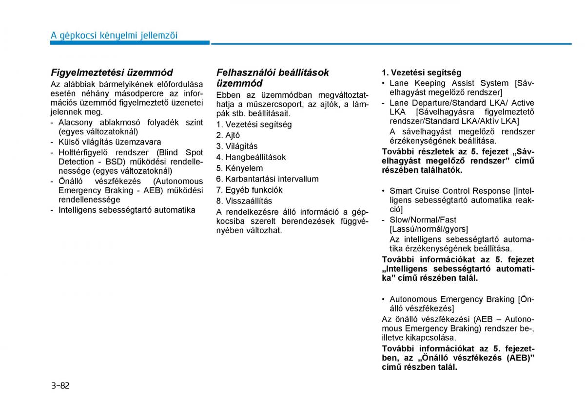 Hyundai Ioniq Hybrid Kezelesi utmutato / page 190