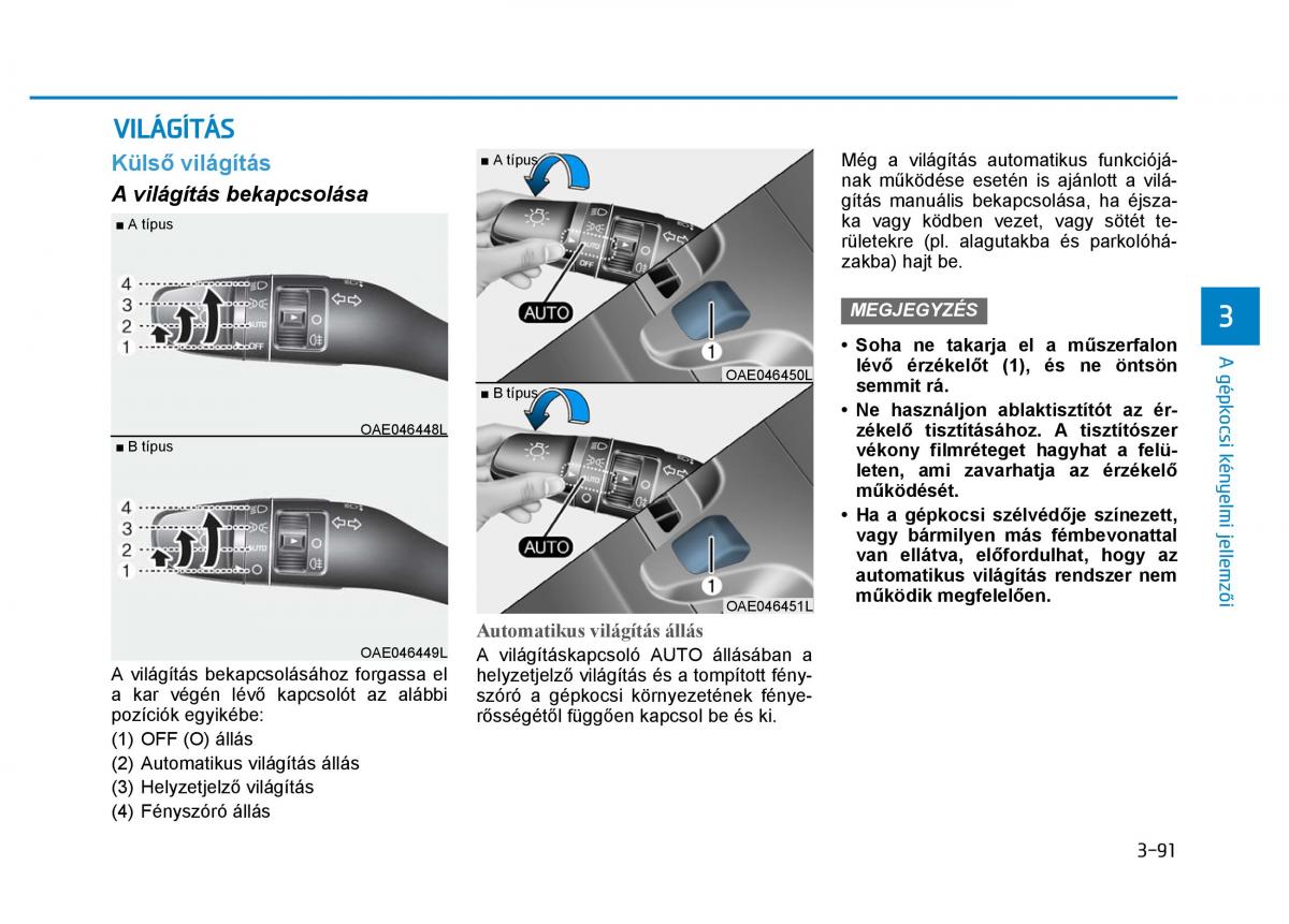 Hyundai Ioniq Hybrid Kezelesi utmutato / page 199