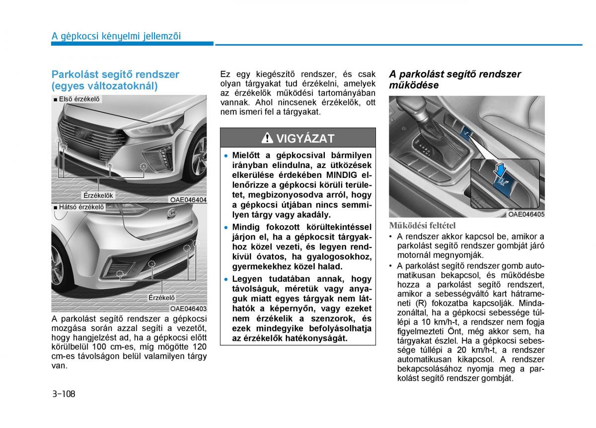 Hyundai Ioniq Hybrid Kezelesi utmutato / page 216