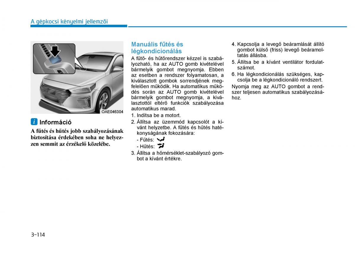 Hyundai Ioniq Hybrid Kezelesi utmutato / page 222