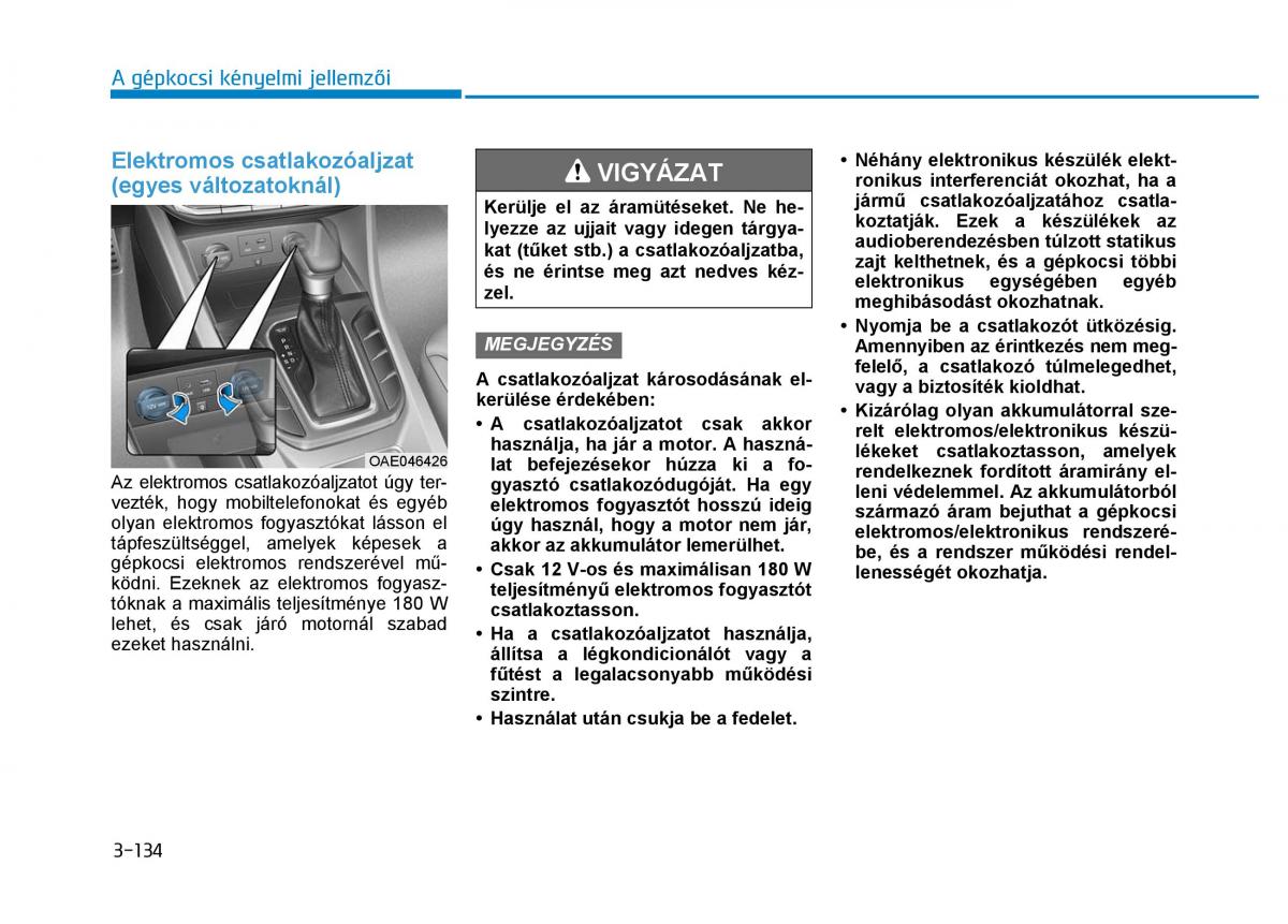 Hyundai Ioniq Hybrid Kezelesi utmutato / page 242