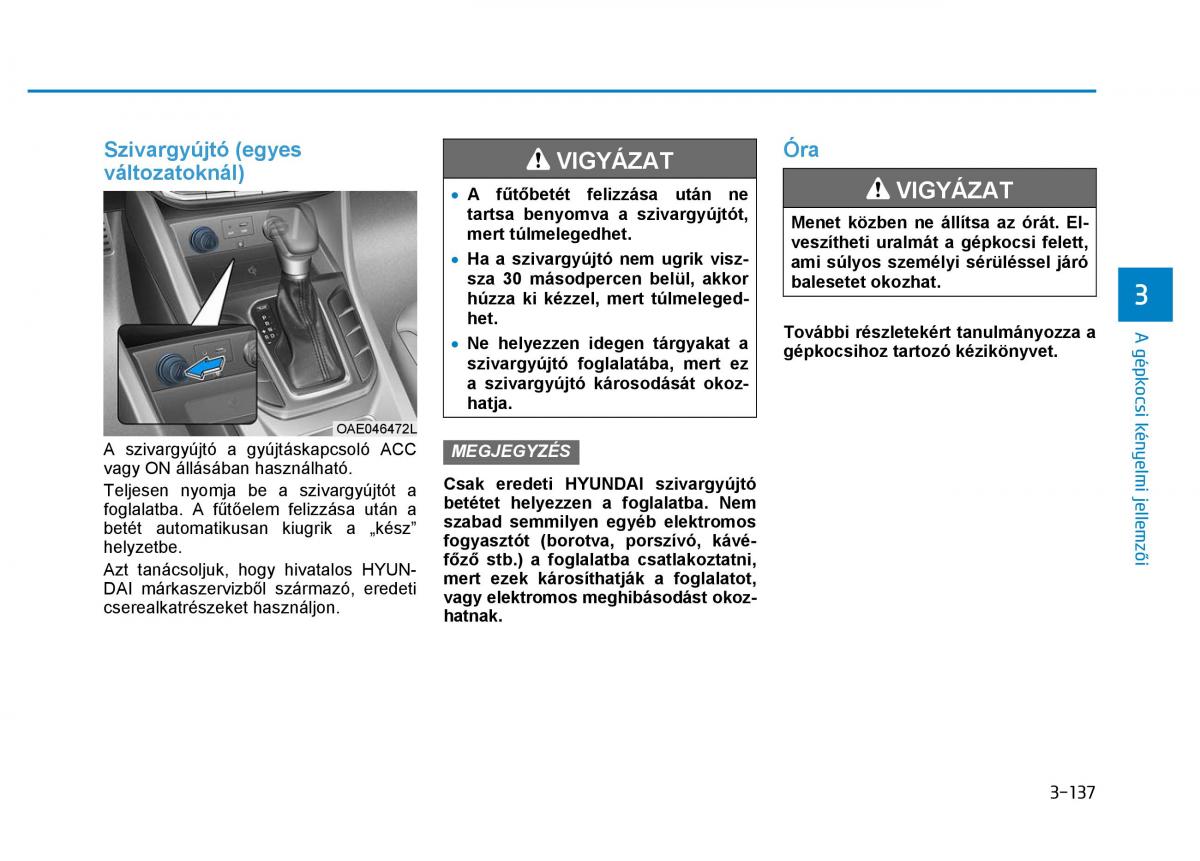 Hyundai Ioniq Hybrid Kezelesi utmutato / page 245