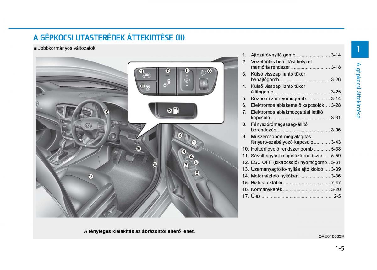 Hyundai Ioniq Hybrid Kezelesi utmutato / page 33