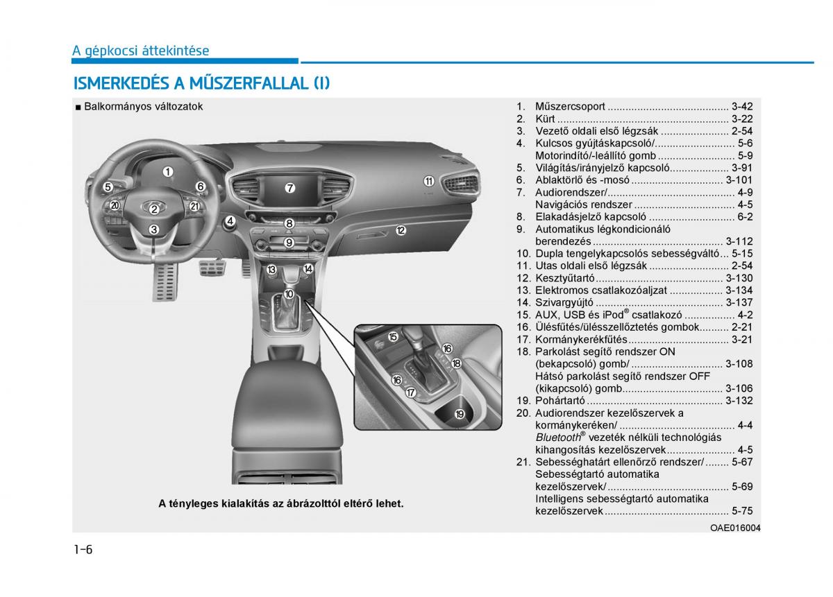 Hyundai Ioniq Hybrid Kezelesi utmutato / page 34