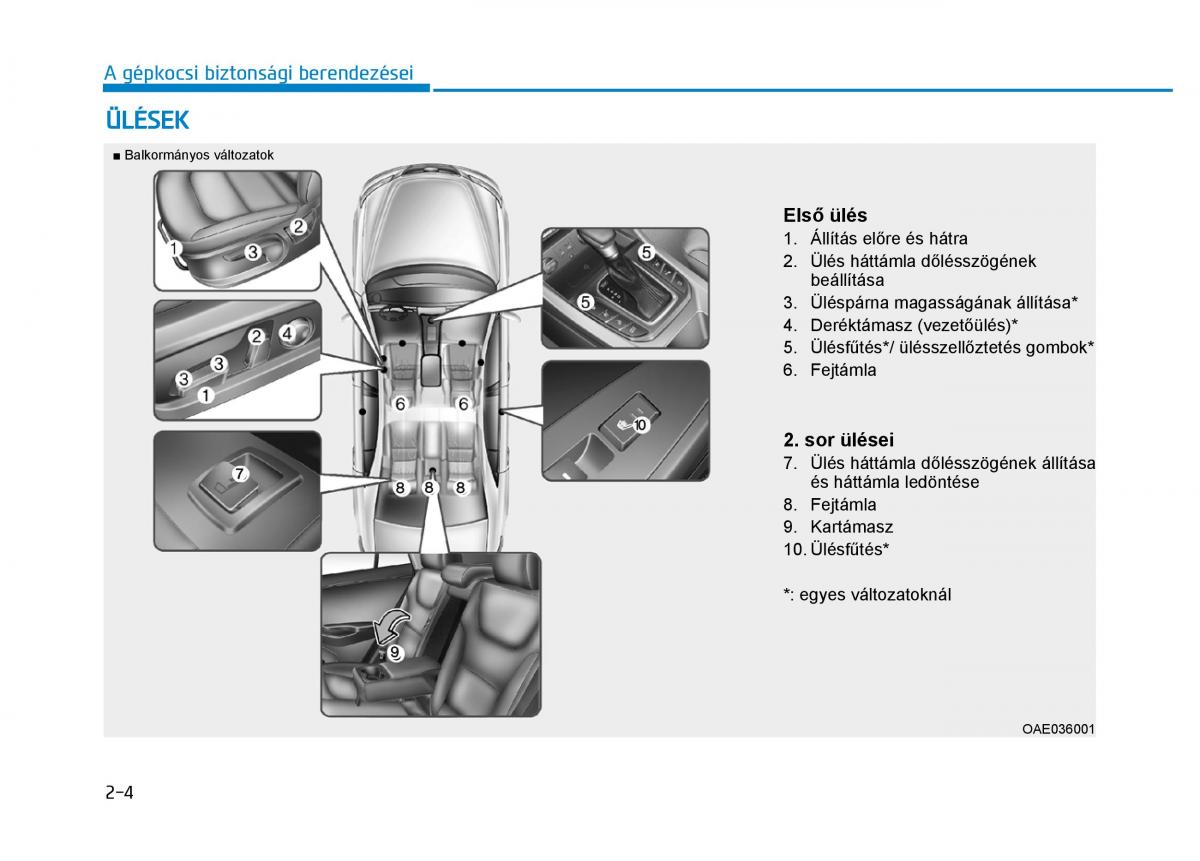 Hyundai Ioniq Hybrid Kezelesi utmutato / page 40