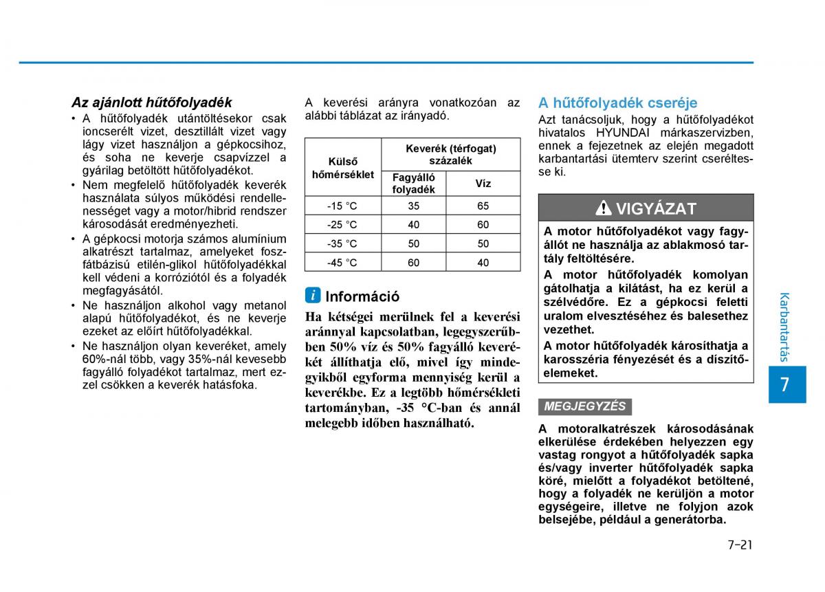 Hyundai Ioniq Hybrid Kezelesi utmutato / page 449