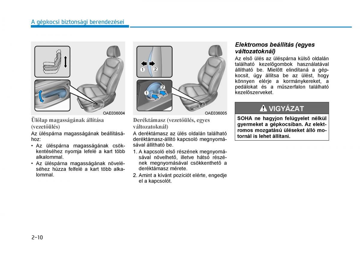 Hyundai Ioniq Hybrid Kezelesi utmutato / page 46