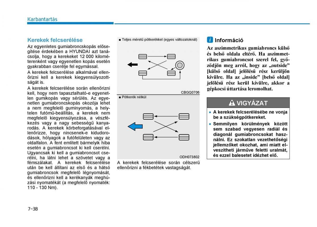 Hyundai Ioniq Hybrid Kezelesi utmutato / page 466