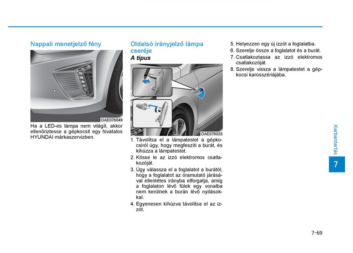 Hyundai Ioniq Hybrid Kezelesi utmutato / page 497