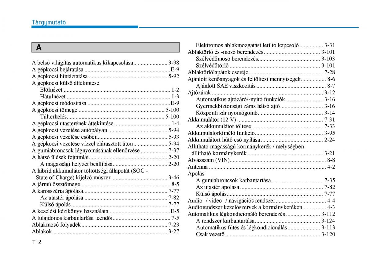 Hyundai Ioniq Hybrid Kezelesi utmutato / page 528