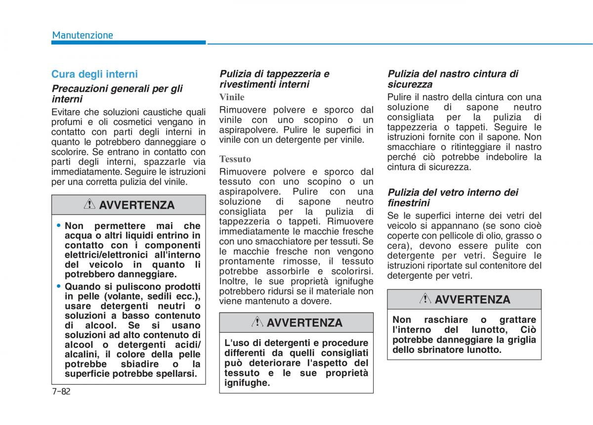 Hyundai Ioniq Hybrid manuale del proprietario / page 542