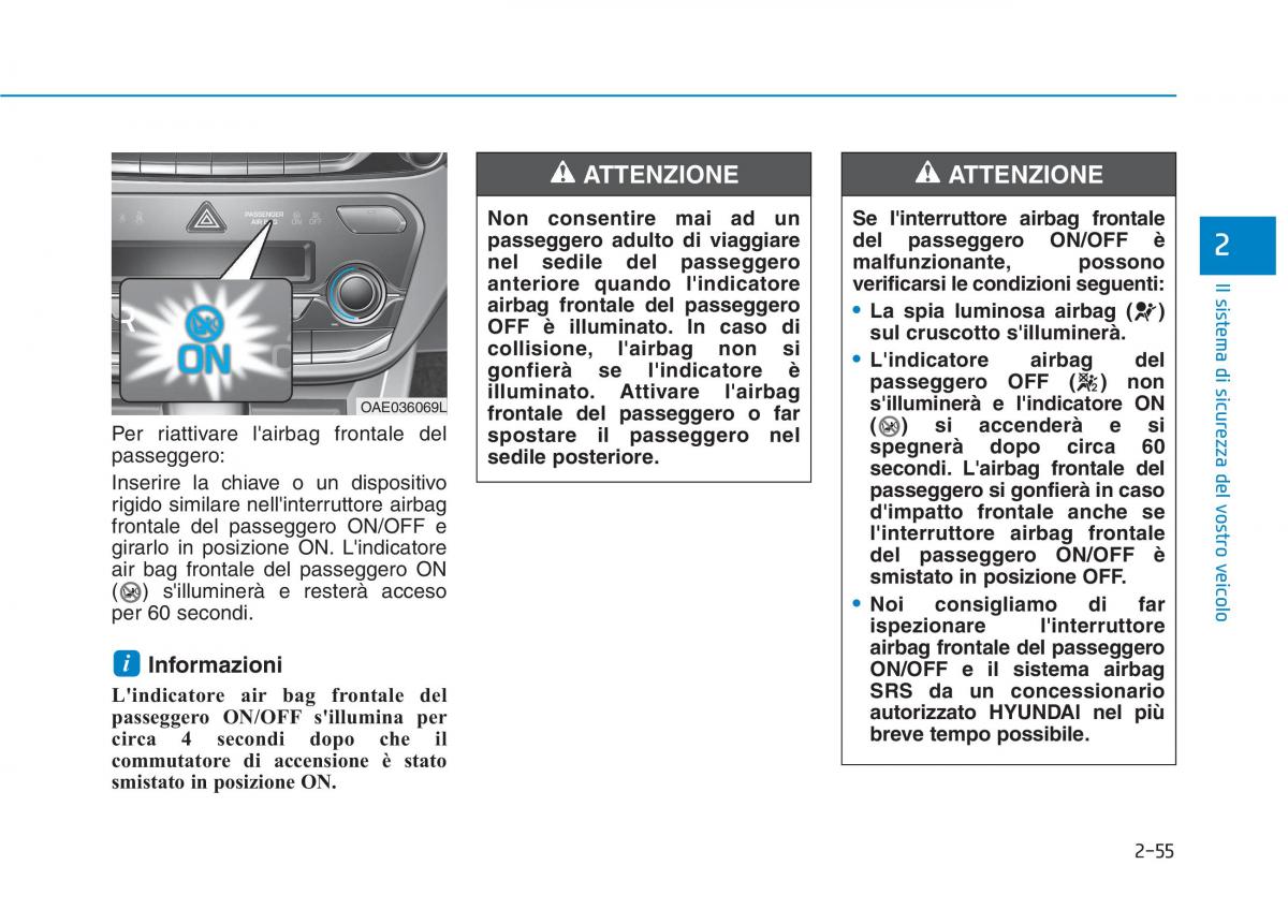 Hyundai Ioniq Hybrid manuale del proprietario / page 89