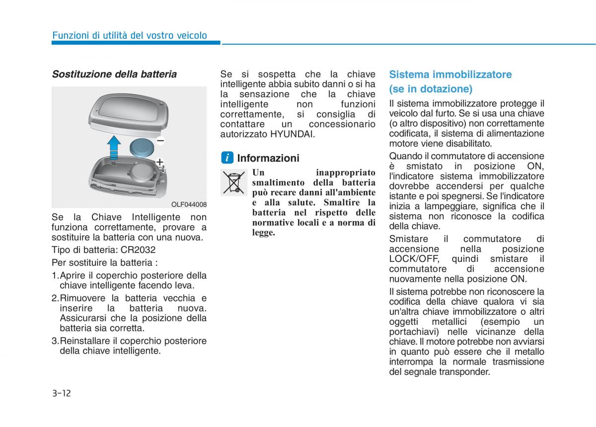 Hyundai Ioniq Hybrid manuale del proprietario / page 117