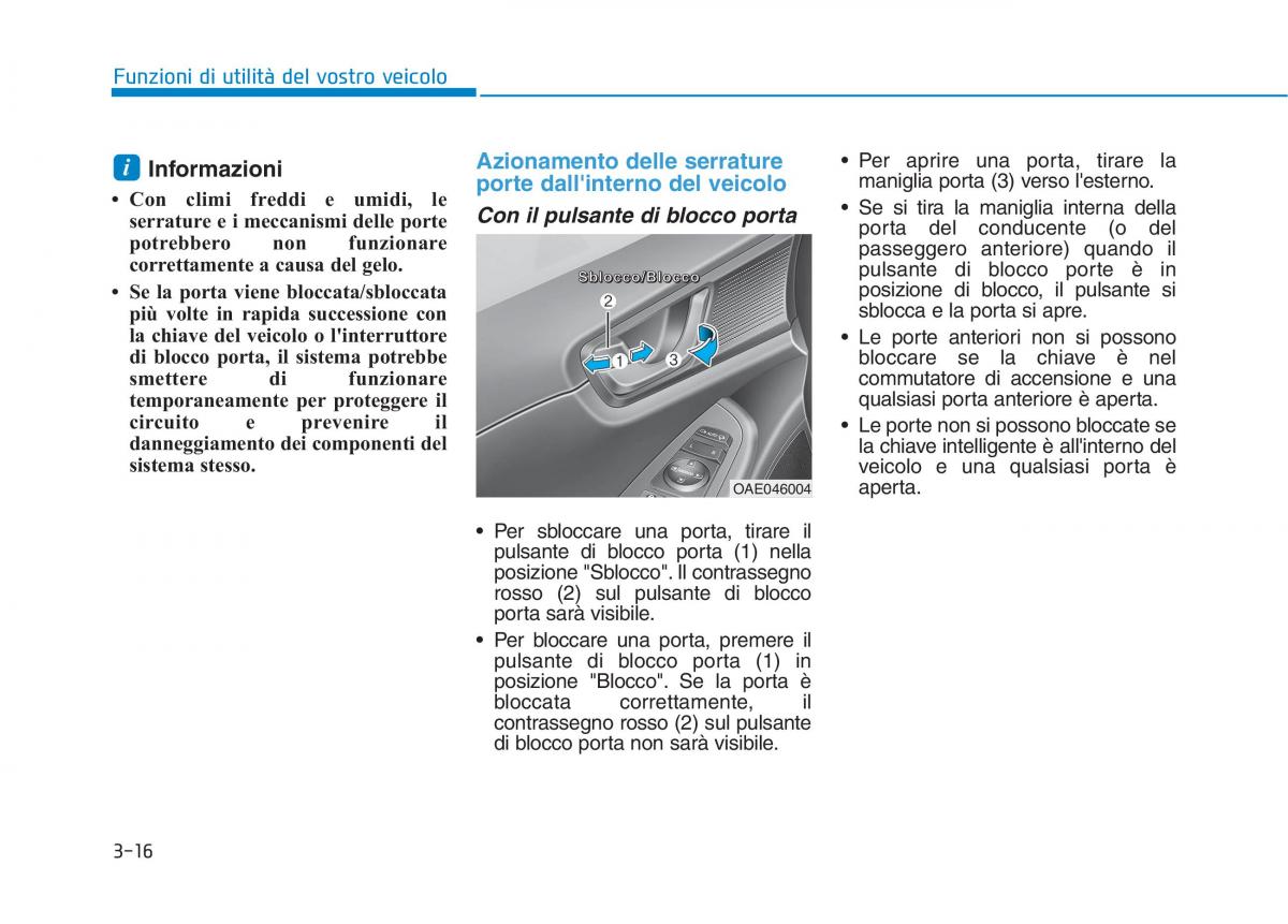 Hyundai Ioniq Hybrid manuale del proprietario / page 121