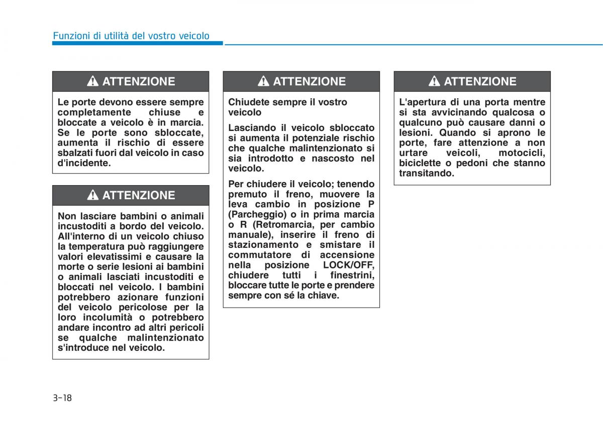 Hyundai Ioniq Hybrid manuale del proprietario / page 123