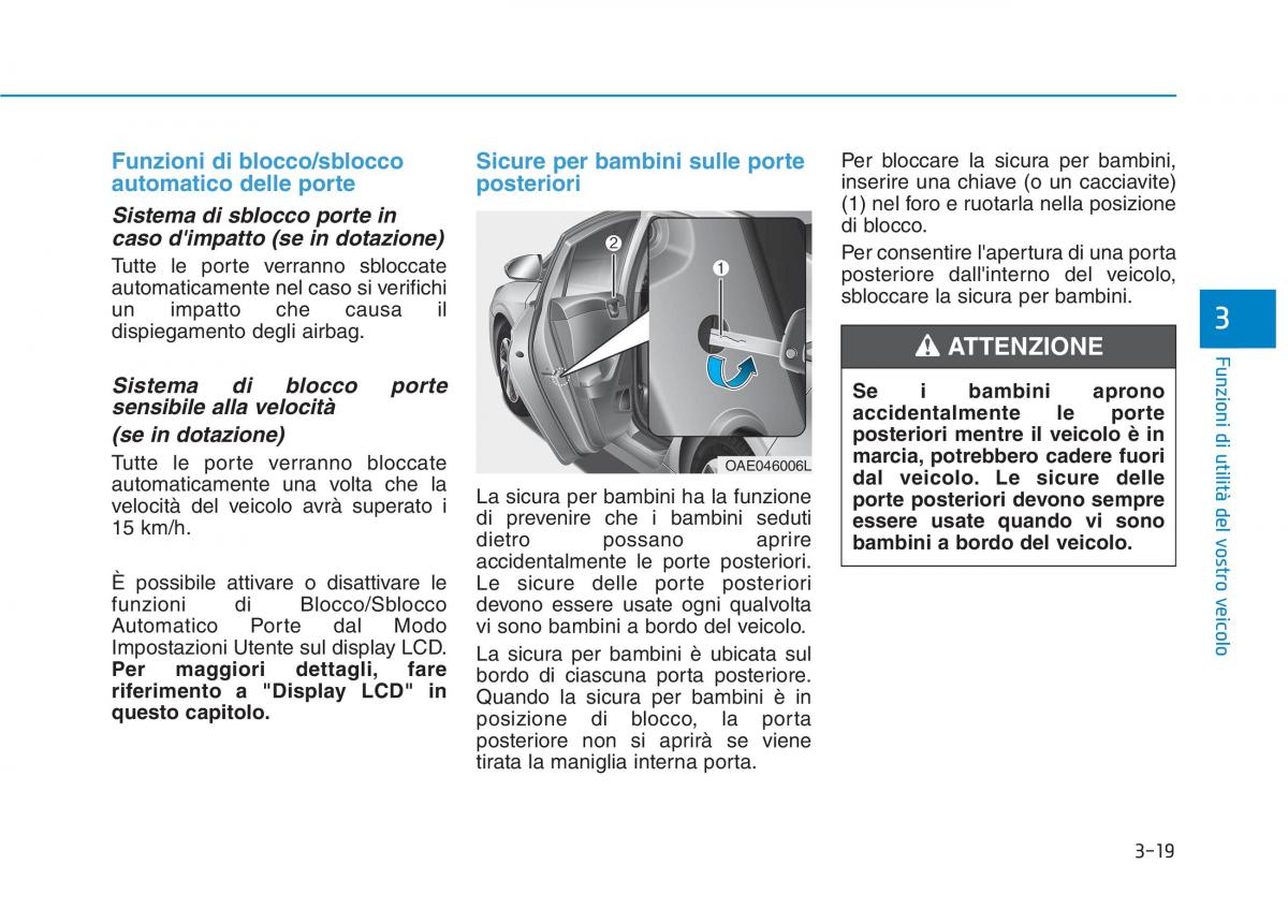 Hyundai Ioniq Hybrid manuale del proprietario / page 124