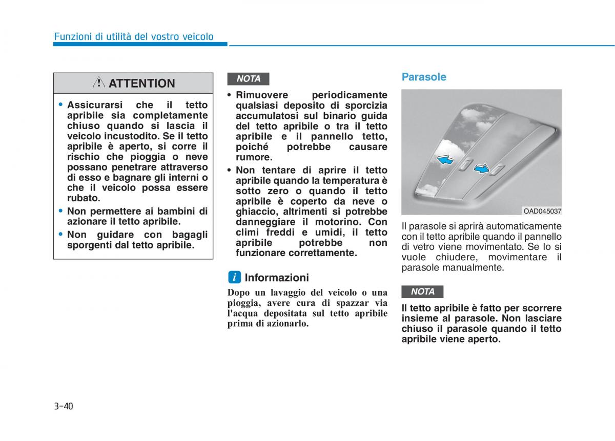 Hyundai Ioniq Hybrid manuale del proprietario / page 145