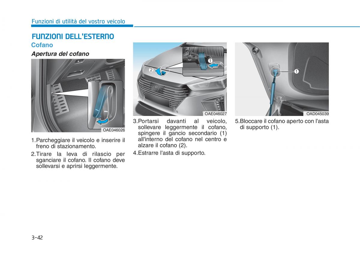 Hyundai Ioniq Hybrid manuale del proprietario / page 147