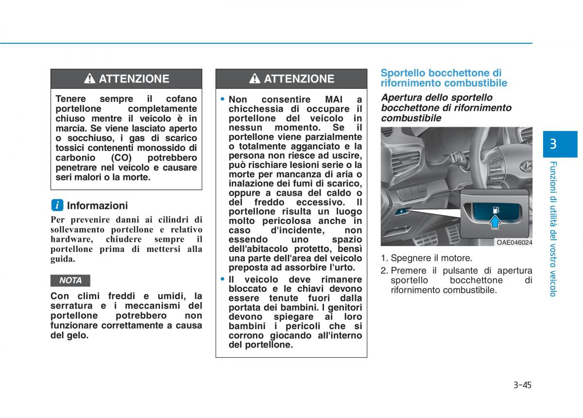 Hyundai Ioniq Hybrid manuale del proprietario / page 150